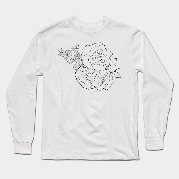 Roses Long Sleeve T-Shirt by The Letters mdn